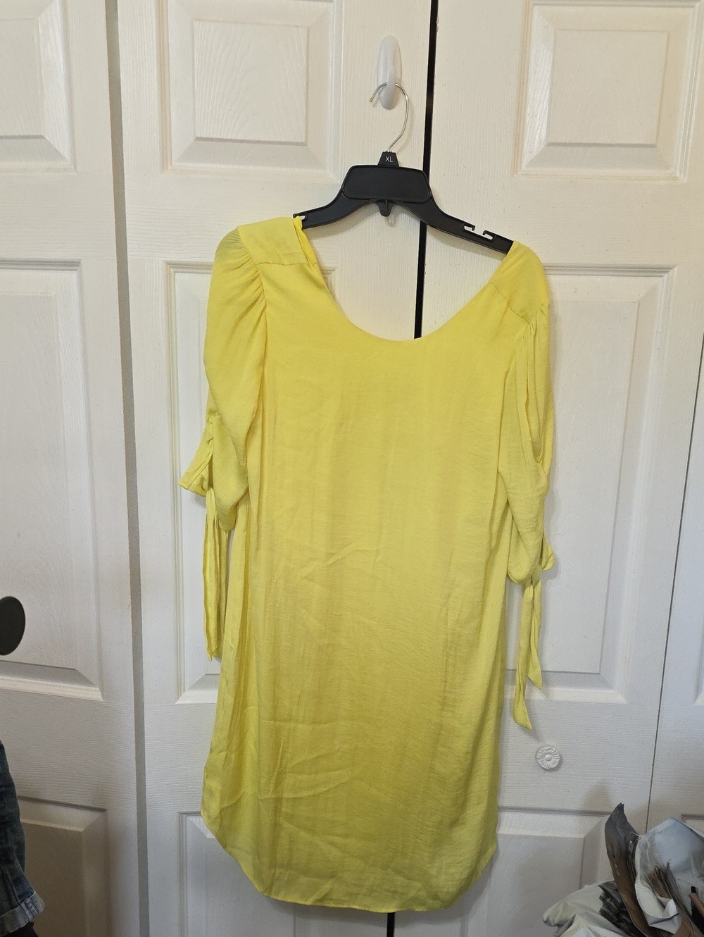Womens Naked Zebra Yellow Dress Size Large NEW